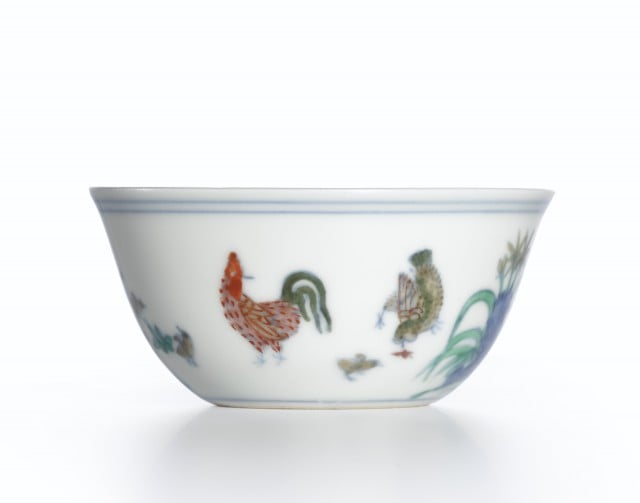 The Meiyintang Chicken Cup, (Ming Dynasty).Photo: courtesy of Sotheby's.