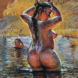 Bathing Woman by Luo Zhongli