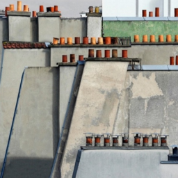 Michael Wolf "Paris Roof Top #4" (2014)