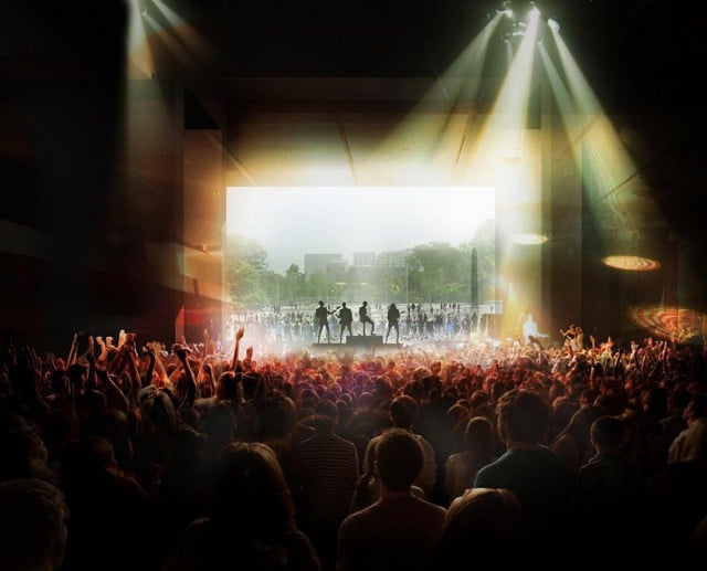 Rendering of the TZ Warszawa Theater. Photo courtesy of by-encore.