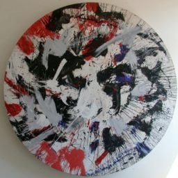 08-Charim Galerie, Alfons Schilling, Rotationsbild Spin painting, Untitled, 1962