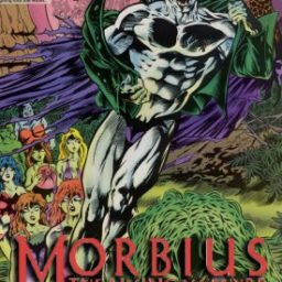 Morbius. Original art by Gary Barker, Jimmy Palmiotti, and Tom Smith, mock cover by Brett White.