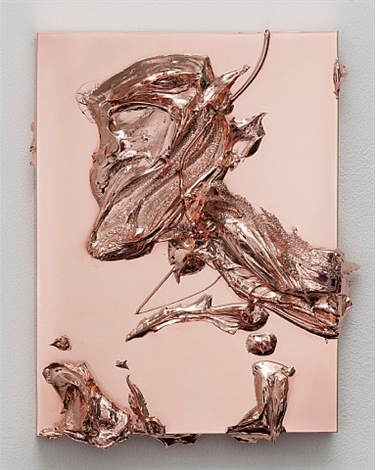 Jason Martin, Zocalo (2013) Copper 17.7 x 13 in. Photo: courtesy of the artist and Lisson Gallery. 