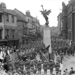Unveiling Lewes War Memorial (1922)Photo courtesy of Brighton Photo Biennial