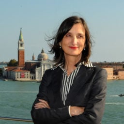 Bice Curiger: Curator at the Kunsthaus Zürich since 1993. Cofounder and editor-in-chief of Parkett, a contemporary art magazine, and publishing director of the Tate Etc magazine produced by the Tate Gallery in London. Courtesy Venice Tourism.