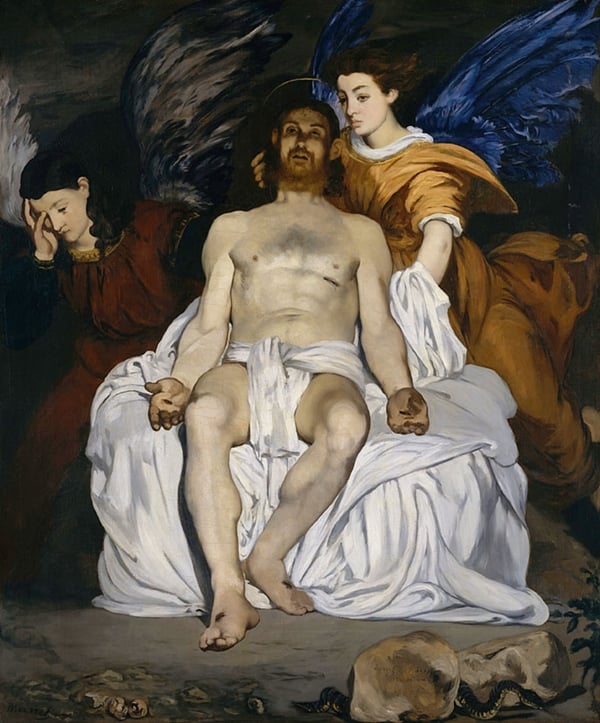 Eduouard Manet, The Dead Christ with Angels (1929)Photo: New York, The Metropolitan Museum of Art. H. O. Havemeyer Collection, Bequest of Mrs. H. O. Havemeyer, 1929 