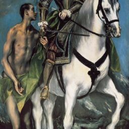 El Greco, "Saint Martin and the Beggar" (1597–99)