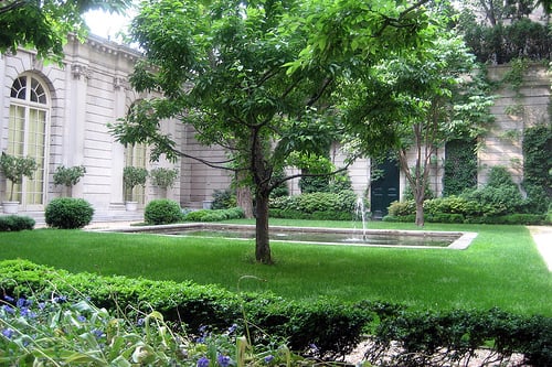 The Frick's Russell Page Garden. Photo: Wally Gobetz via Flickr.