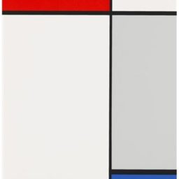 piet-mondrian-composition-rouge-jeune-bleu-et-grise-1930