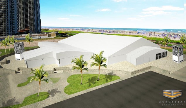 A rendering of the new PULSE Miami Beach Tent. Photo: courtesy PULSE Contemporary Art Fair.