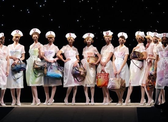 Louis Vuitton nurses at from the Spring/Summer 2008 Collection.