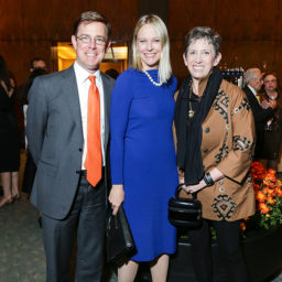 John Sare, Christy MacLear, and Beth DeWoody at the Storm King Art Center's fifth annual Gala Dinner and Live Auction at the Four Seasons Restaurant in New York. Photo: Benjamin Lozovsky, courtesy BFAnyc.com.