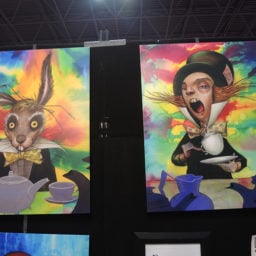 Work by Kevin Eslinger shown by his eponymous Denver gallery at New York Comic Con. Photo: Sarah Cascone.