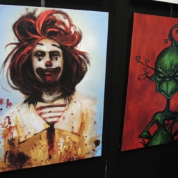 Work by Kevin Eslinger shown by his eponymous Denver gallery at New York Comic Con. Photo: Sarah Cascone.