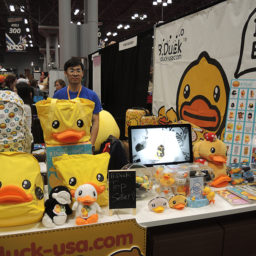 The Florentijn Hoffman-inspired B.Duck at New York Comic Con. Photo: Sarah Cascone.
