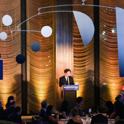 Adam Weinberg speaks at the Storm King Art Center's fifth annual Gala Dinner