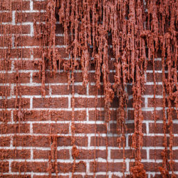 Detail of the melted bricksPhoto: Tommophoto via Design Boom
