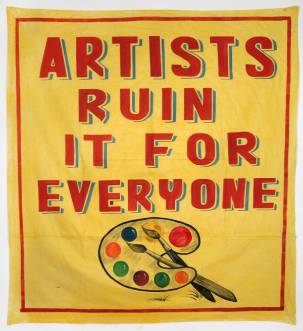 From Bob and Roberta Smith: Art Amnesty, which opens at MoMA PS1 on October 26.