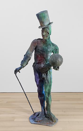 Folkert de Jong, Old Sport, (2013), Patinated bronze, 77 3/8 x 38 3/8 x 33 1/8 in Photo: courtesy James Cohen Gallery