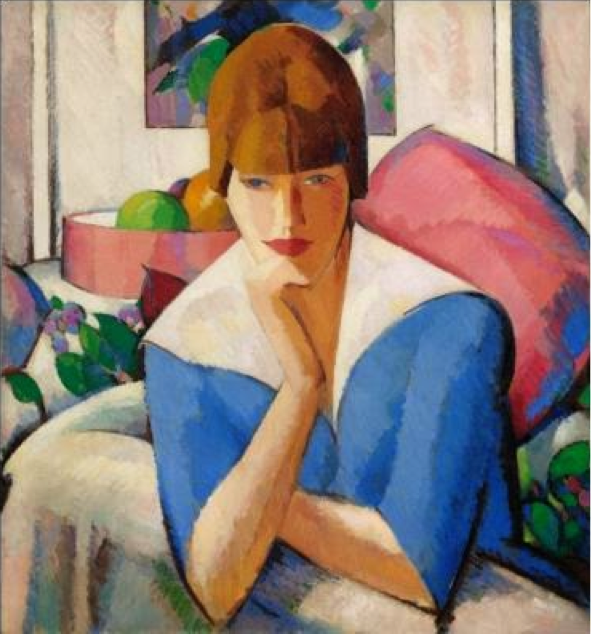 John Duncan Fergusson, Poise (1916), rediscovered in a French attic, and now up for auction. Photo: courtesy Christie's.