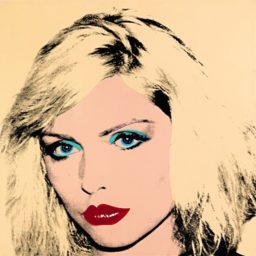 Andy Warhol, Debbie Harry Executed in 1980, this work was later signed, dated 1987 and inscribed XX Love Debbie Harry on the overlap. (estimate: $2.5–3.5 million) Photo: Courtesy Sotheby's