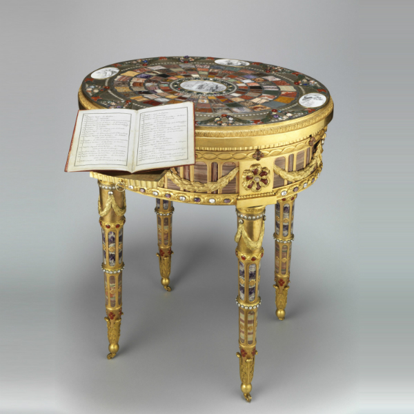 The Teschen Table (1780) Photo: ©Philippe Fuzeau / Musée du Louvre via Tous mécènes
