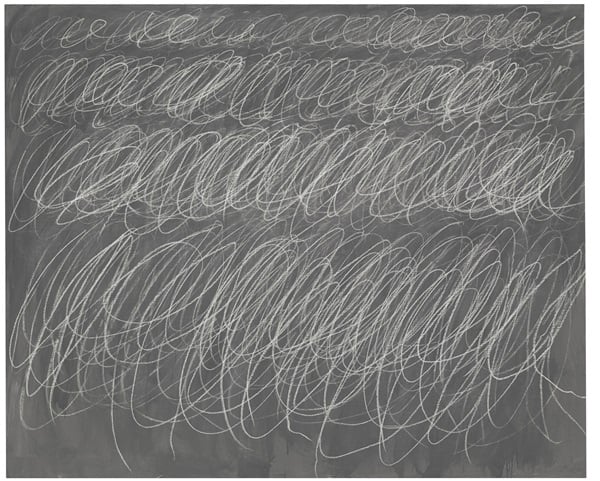 Cy Twombly, Untitled (1970)<br>Photo: Courtesy Christie's.