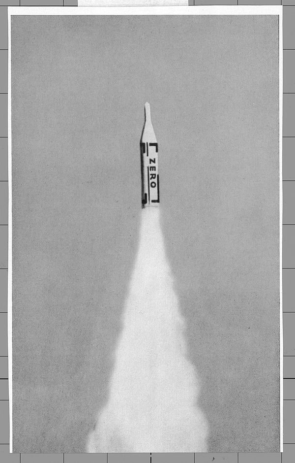 Illustration from ZERO 3 (July 1961), design by Heinz Mack © Heinz Mack Photo: Heinz Mack 