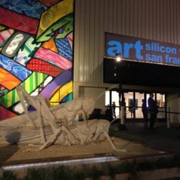 The San Mateo Convention Center on the opening night of Art Silicon Valley
