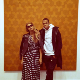 Beyoncé and Jay-Z at Frieze London.