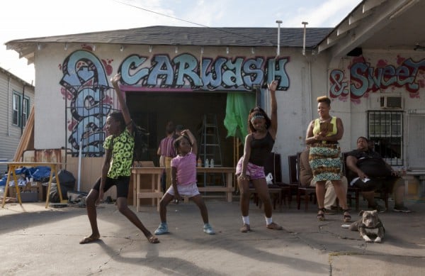 The Betty Squad Gumbo Dancers prepare to participate in Kirsha Kaechele's New Orleans gun buy back. Photo: Jonathan Traviesa.