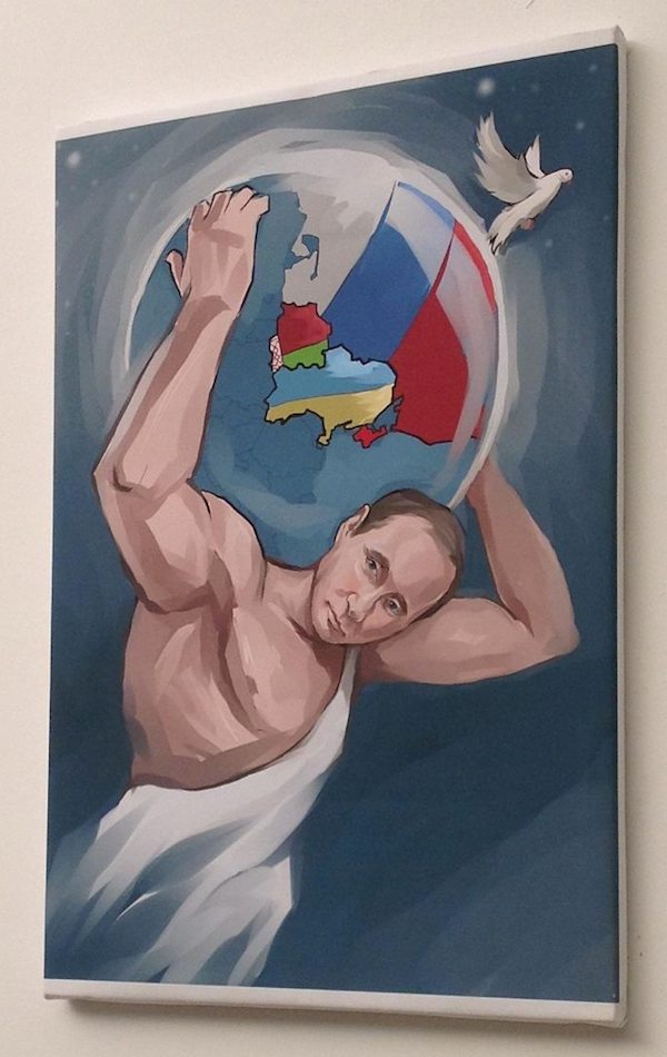 New Art Exhibition Recasts Vladimir Putin As Hercules