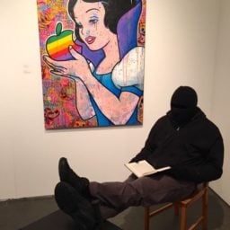 Speedy Graphito's Snow Color and Mark Jenkins's The Reader