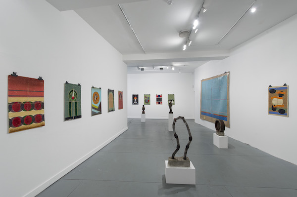 Tim Ellis’ exhibition at FOLD Gallery, before the burglary<br>Photo: Courtesy FOLD Gallery