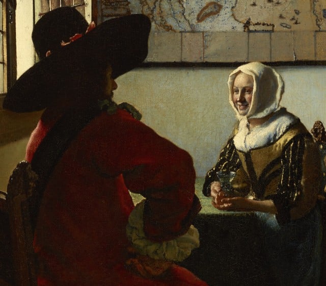 Johannes Vermeer, Officer and Laughing Girl (c. 1655–60). Courtesy of the Frick Collection, New York.