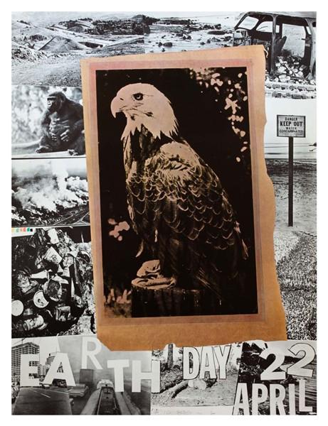The Earth Day poster designed by Robert Rauschenberg in 1970.