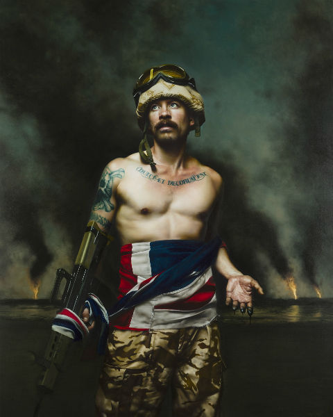 Mitch Griffiths, Call of Duty (2014) Courtesy the artist and Halcyon Gallery, London