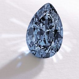 Bunny Mellon's world record setting blue diamond. Photo: Sotheby's.