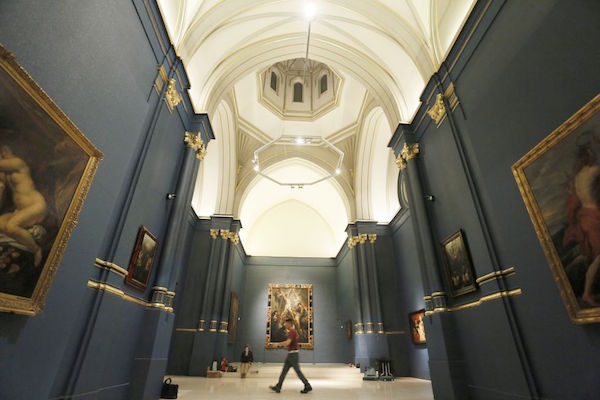 One of the galleries of the Museo Carlos de Amberes<br>Photo: Kike Para via El País
