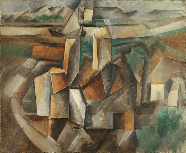 Pablo Picasso, The Oil Mill (1909). Photo: © 2014 Estate of Pablo Picasso / Artists Rights Society (ARS), New York