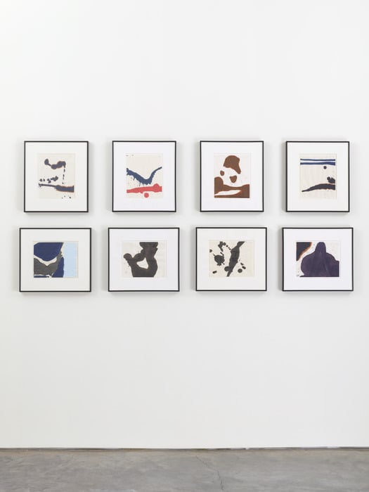 "Robert Motherwell: Works on Paper from ..." installation view Gallery