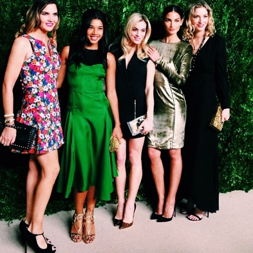 Veronica Miele Beard, Hannah Bronfman, Chelsea Leyland, Lily Aldridge, and Veronica Swanson Beard at the2013  Whitney Studio Party. This year's equally chic iteration will take place on