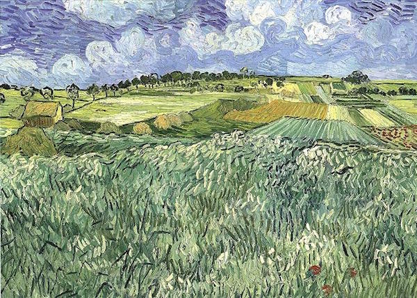 Vincent van Gogh, <em>Plain Near Auvers</em> (1890). Courtesy of the Neue Pinakothek, Munich.