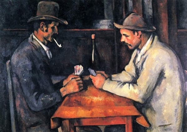 Paul Cezanne, The Card Players (1892–93).