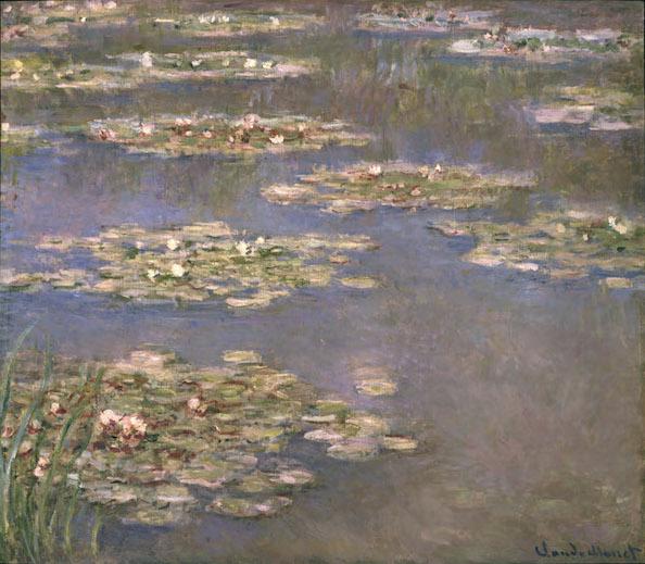 Claude Monet, Nymphéas (1905). One of the paintings donated to the Los Angeles County Museum of Art by A. Jerrold Perenchio. Photo: courtesy the Los Angeles County Museum of Art.