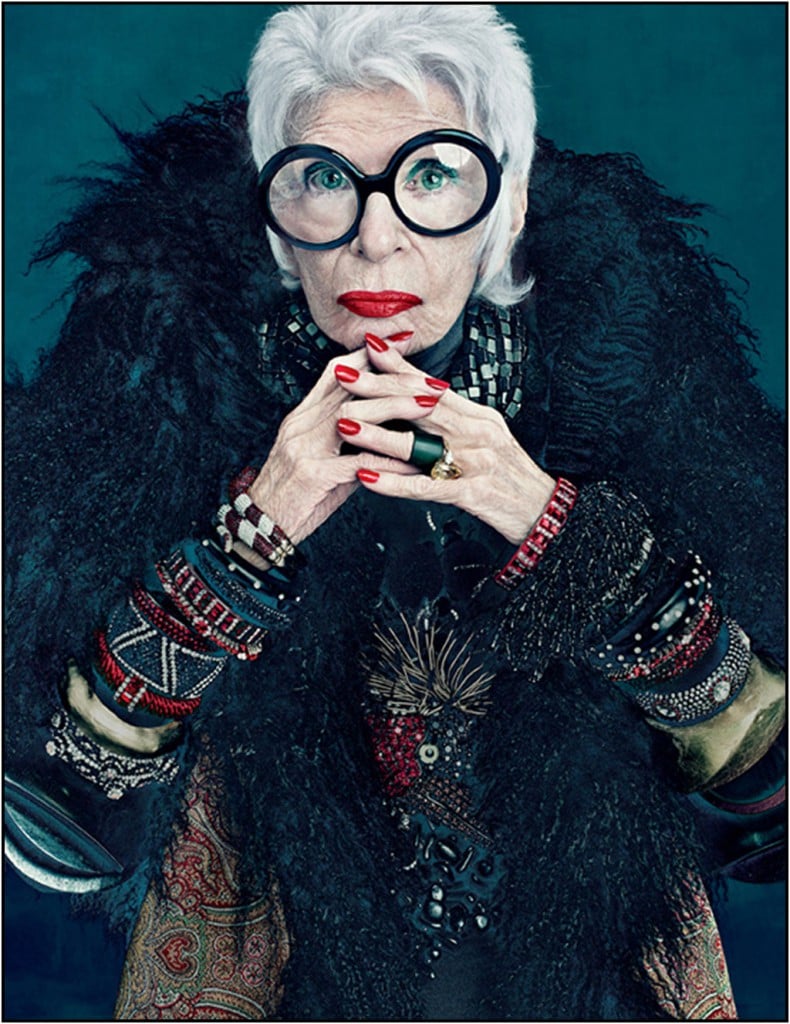Fashion icon Iris Apfel will be honored at 