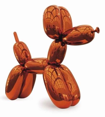 Jeff Koons, Balloon Dog (Orange), 1994–2000