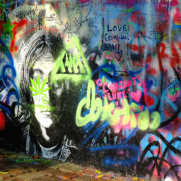 The John Lennon Wall in Prague (2014). Photo: Steven Feather, via Flickr.