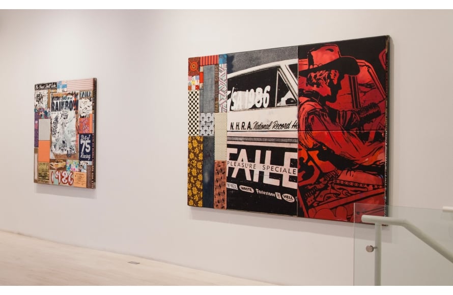 Installation view "Faile - Works On Wood: Process, Painting And Sculpture" Allouche Gallery New York, New York