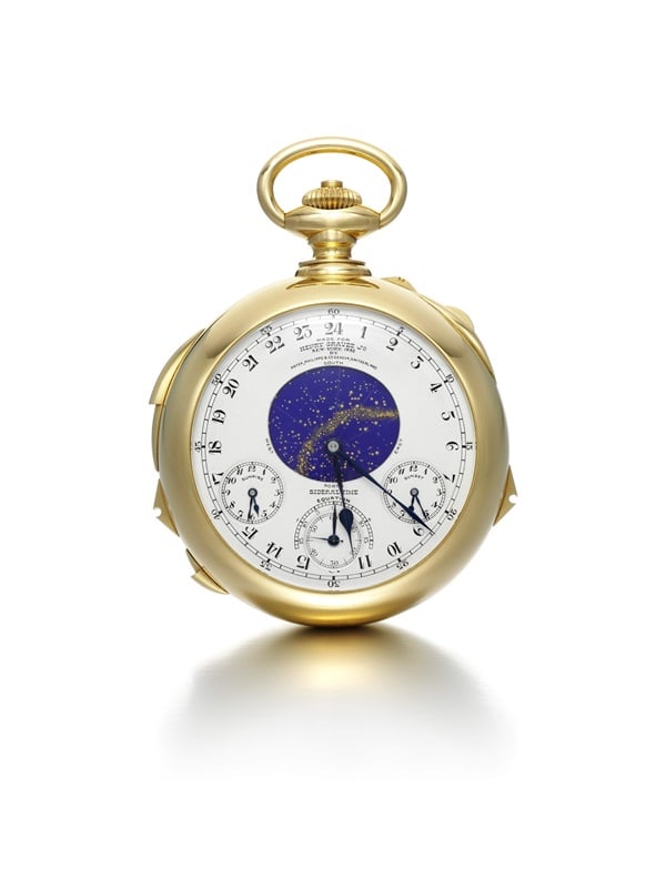 Henry Graves Supercomplication by Patek Philippe. Courtesy of Sotheby's